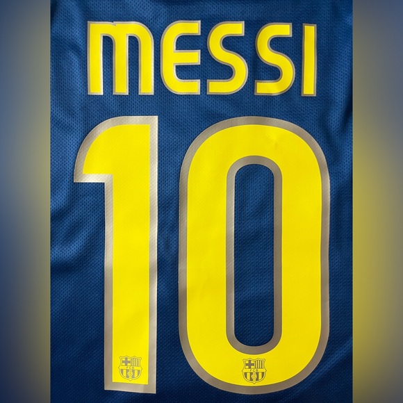Messi #10 Retro 2009 S-XL UCL Jersey Barcelona soccer blue - Picture 4 of 7